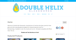 Desktop Screenshot of doublehelixglassworks.com